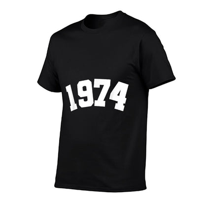 Classic 1974 Varsity Vintage College Style 50th Birthday  Affordable Price T-Shirt