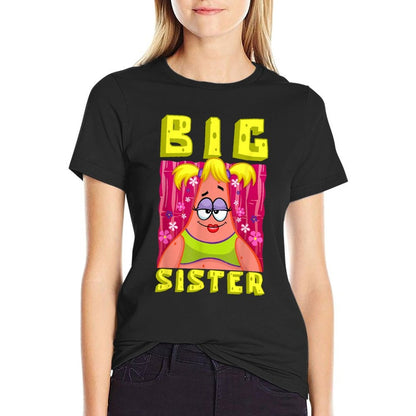 Mademark X SpongeBob SquarePants - SpongeBob Big Sister Funny Prank Girls Patrick Star Makeup  Vintage-inspired T-Shirt