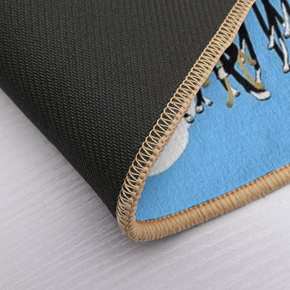 Rainbow Hounds  Easy Maintenance Bath Mat