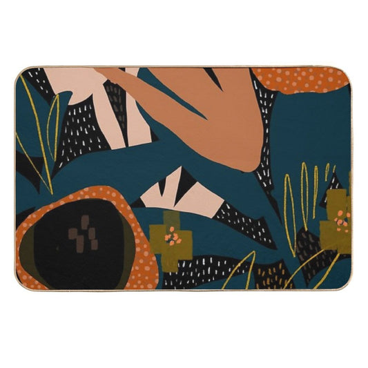 Evening Meadow  Slip-Resistant Bath Mat