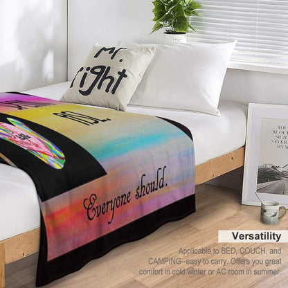 I Speak ASL Everyone Should Versatility Throw Blanket