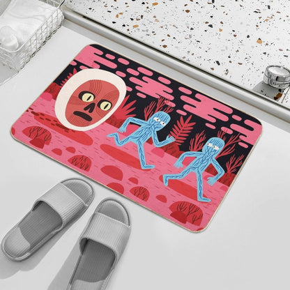Running from Nightmares  Long-Lasting Bath Mat