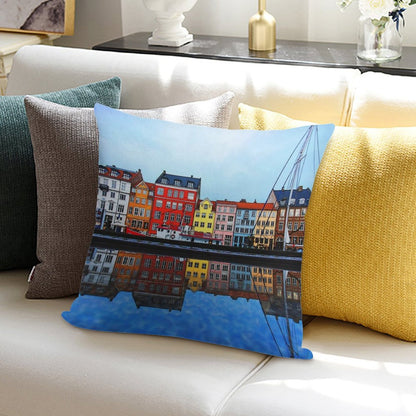 Copenhagen City Soft Gift Ready Throw Pillow