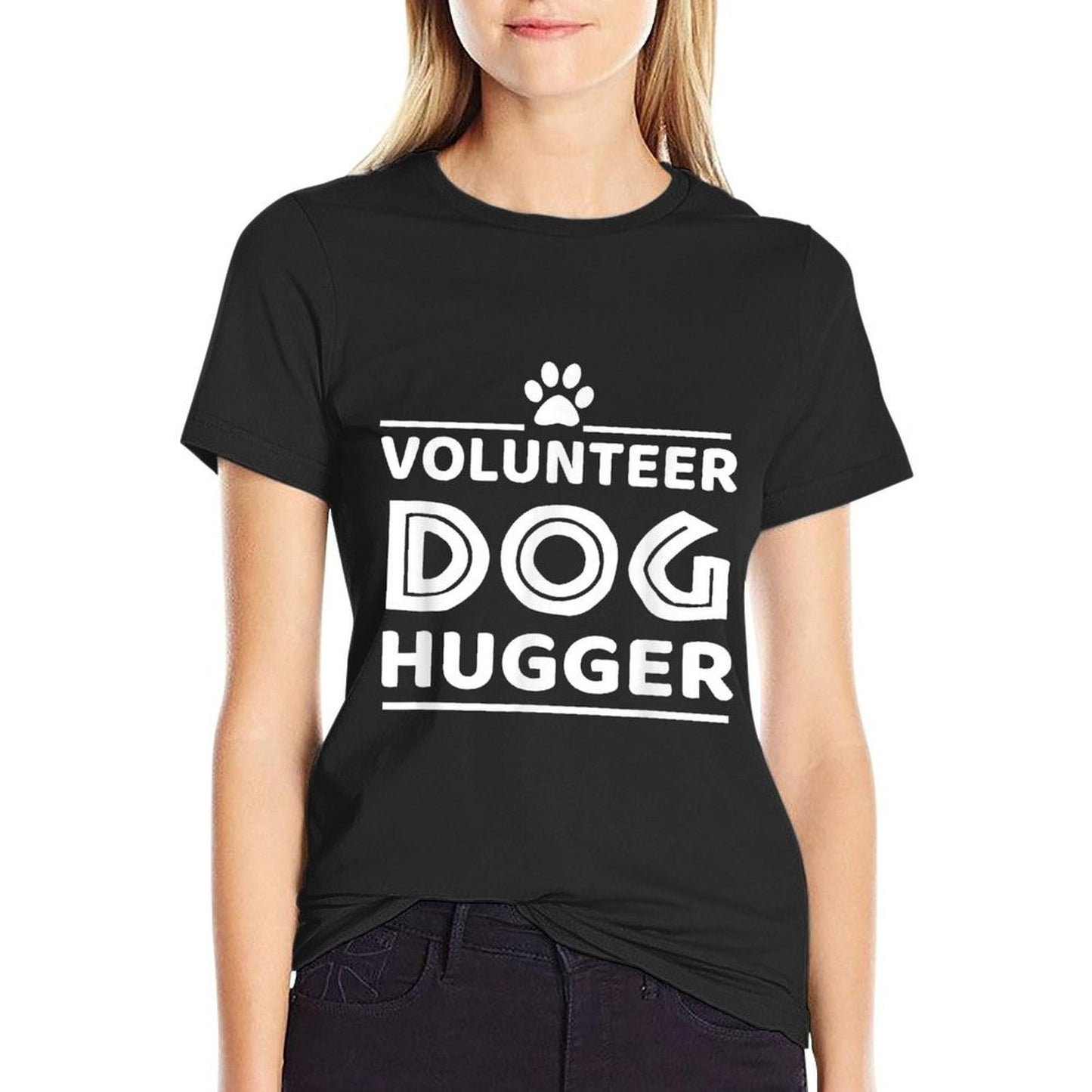 Animal Shelter Volunteers And Gifts Unisex-Adults Black Dog Rescue  Relaxed-fit T-Shirt
