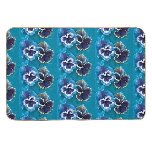 Pansy Study  High-Traffic Bath Mat
