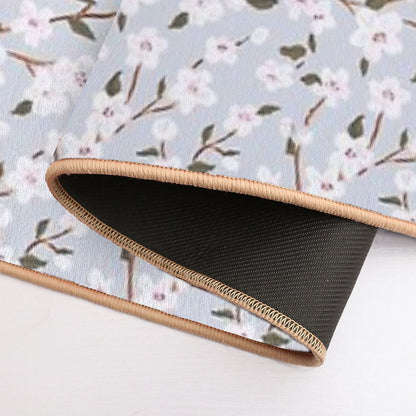 Pastel Flowers  Repositionable Bath Mat