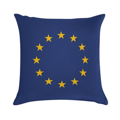 European Union Flag Soft Decorative Cover Throw Pillow
