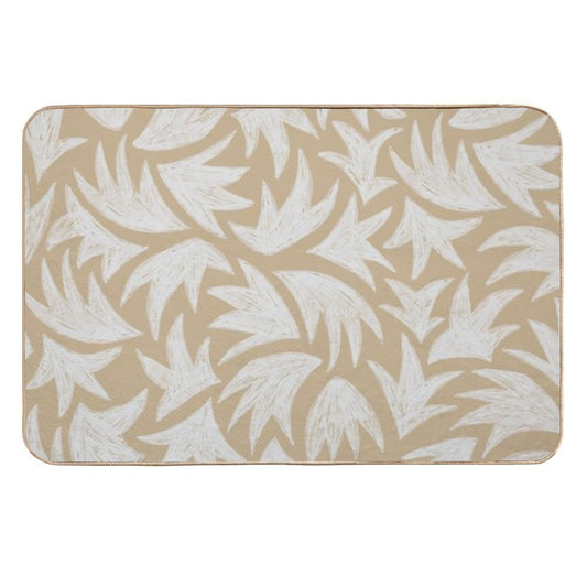 Spiky Minimal Pattern Durable Bath Mat