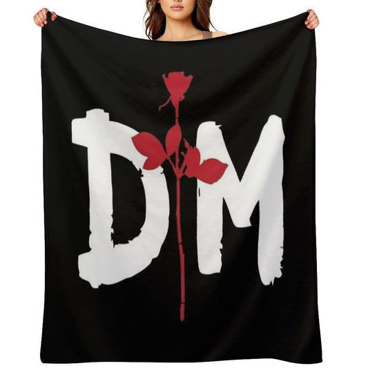 DEPECHE BAND Shrink-resistant Throw Blanket