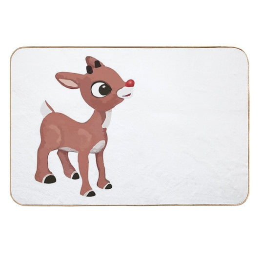 Classic Rudolph © GraphicLoveShop  Easy To Clean Bath Mat