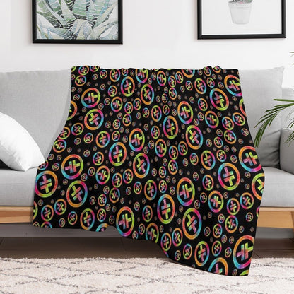 Take That Neon Symbol Premium Throw Blanket