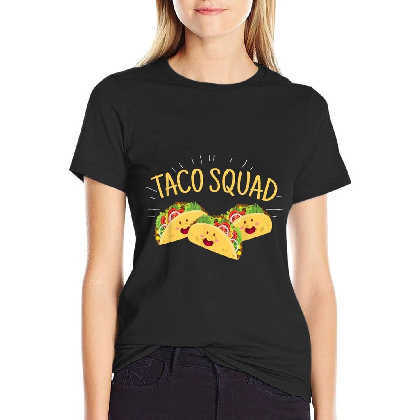 Funny Taco Squad Cute Mexican Food Lover Gift  Easy-care T-Shirt