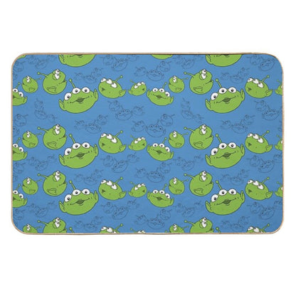 Little Aliens - Pattern  Pet-Safe Bath Mat