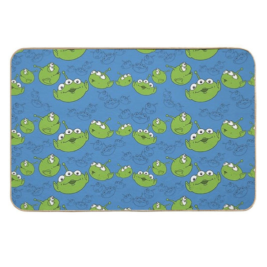 Little Aliens - Pattern  Pet-Safe Bath Mat