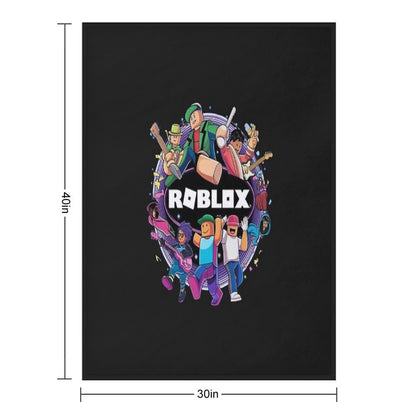 Roblox Vibrant Travel-friendly Throw Blanket