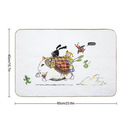 To Adventure!  Versatile Bath Mat