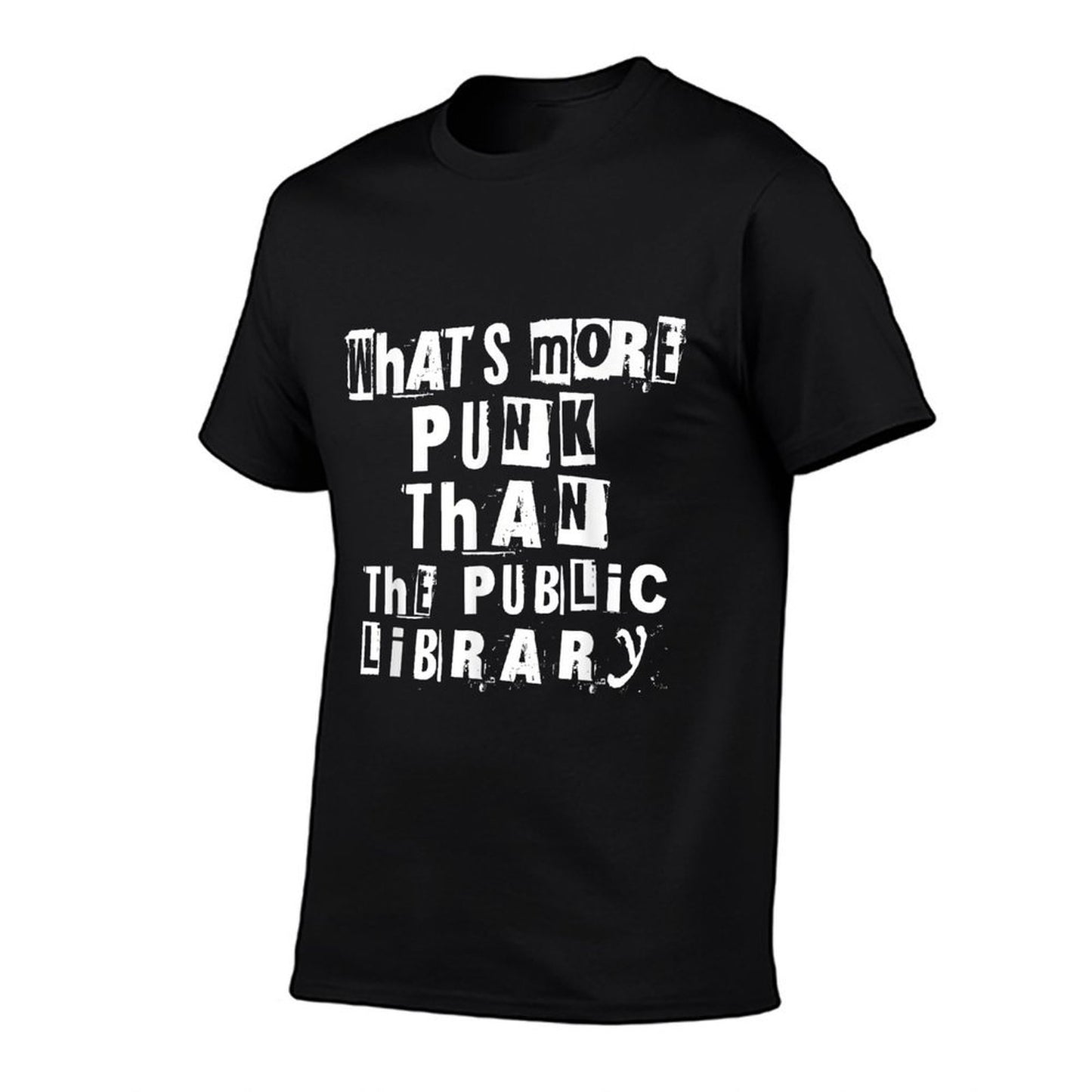 Reading Punk Rock Whats More Punk Than The Public Library  Tagless Design T-Shirt