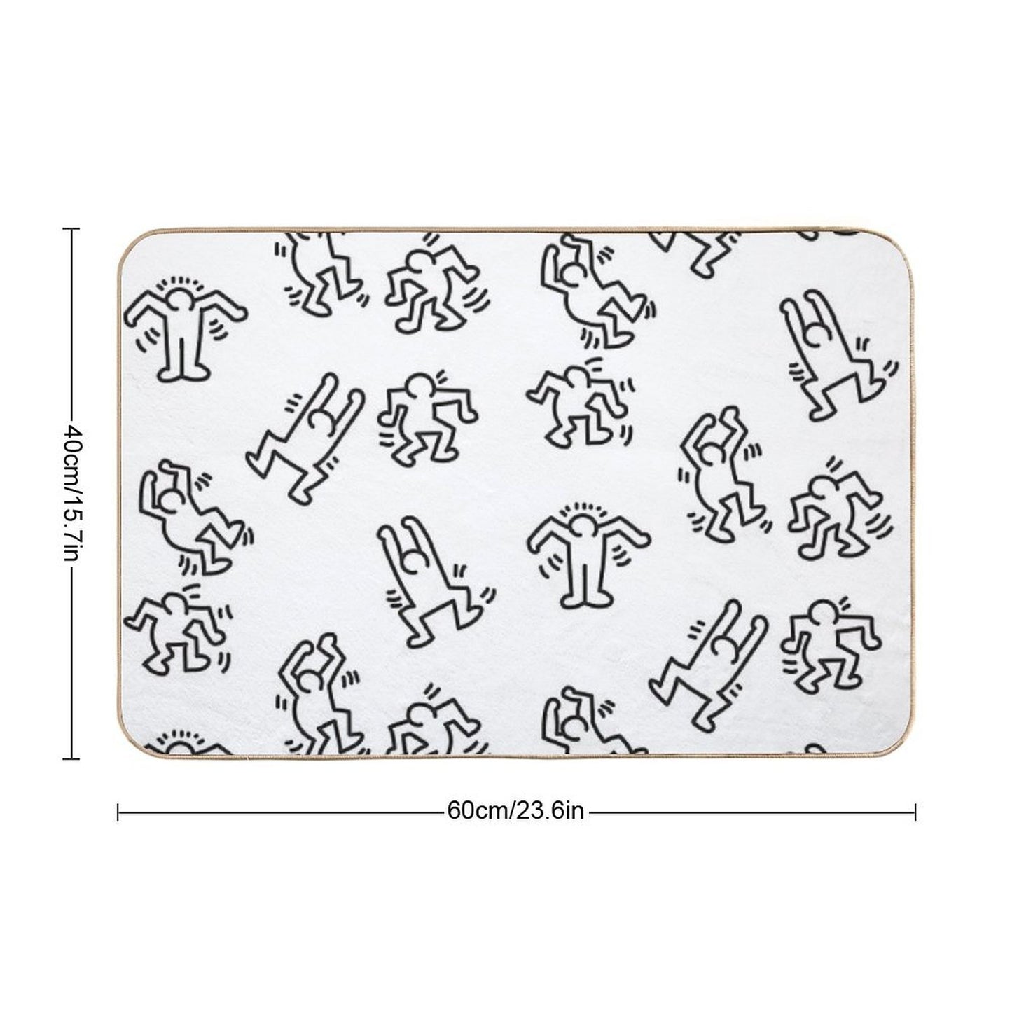 Tiny Dancers  Eco-Friendly Bath Mat