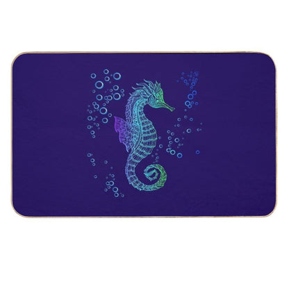 Tribal Seahorse  Multi-Purpose Bath Mat