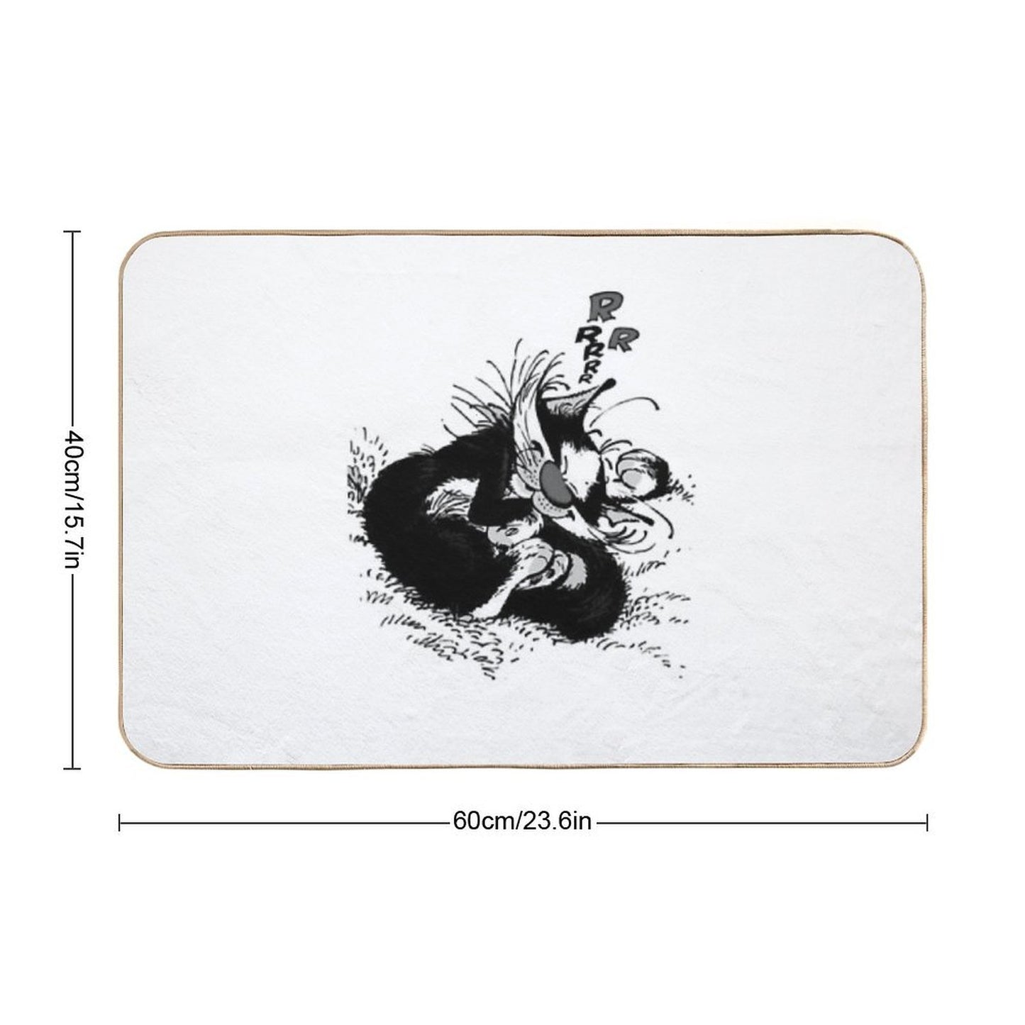 Women Men Spirou Marsu More Then Awesome  Slip-Resistant Bath Mat