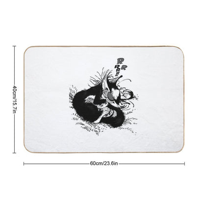 Women Men Spirou Marsu More Then Awesome  Slip-Resistant Bath Mat