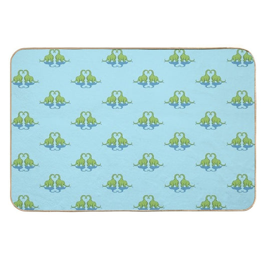 Dino Love  Odorless Bath Mat
