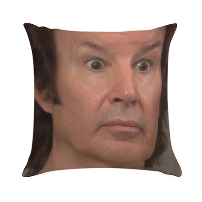 ASTONISHED BREEN - NEIL BREEN - Breen's Corrupt Merchandise - Funny Sticker Funny T-shirt Soft Reinforced Edging Throw Pillow
