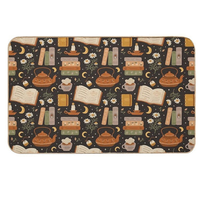 Sweet Bookish Dreams  Stain-Proof Bath Mat