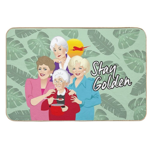 Stay Golden  Dirt-Trapping Bath Mat