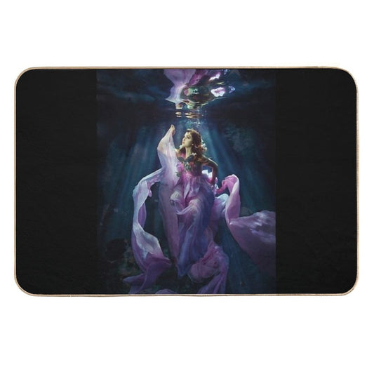 Mermaid  Repositionable Bath Mat