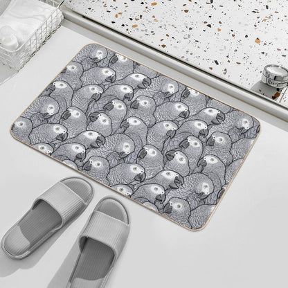 African Grey Parrots Durable Bath Mat