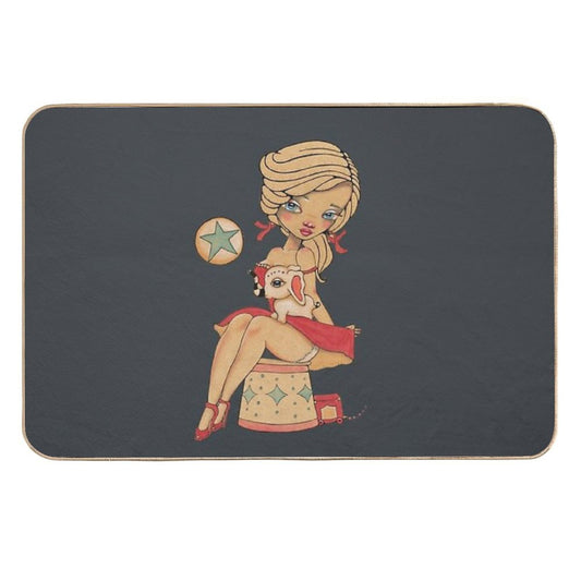 Come, Run Away with Me  Non-Slip Bath Mat