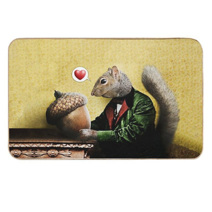 Mr. Squirrel Loves His Acorn Durable Bath Mat