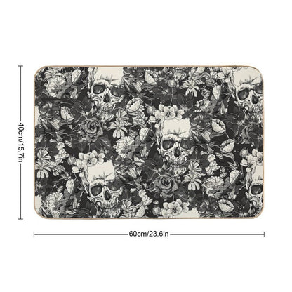 SKULLS Durable Bath Mat