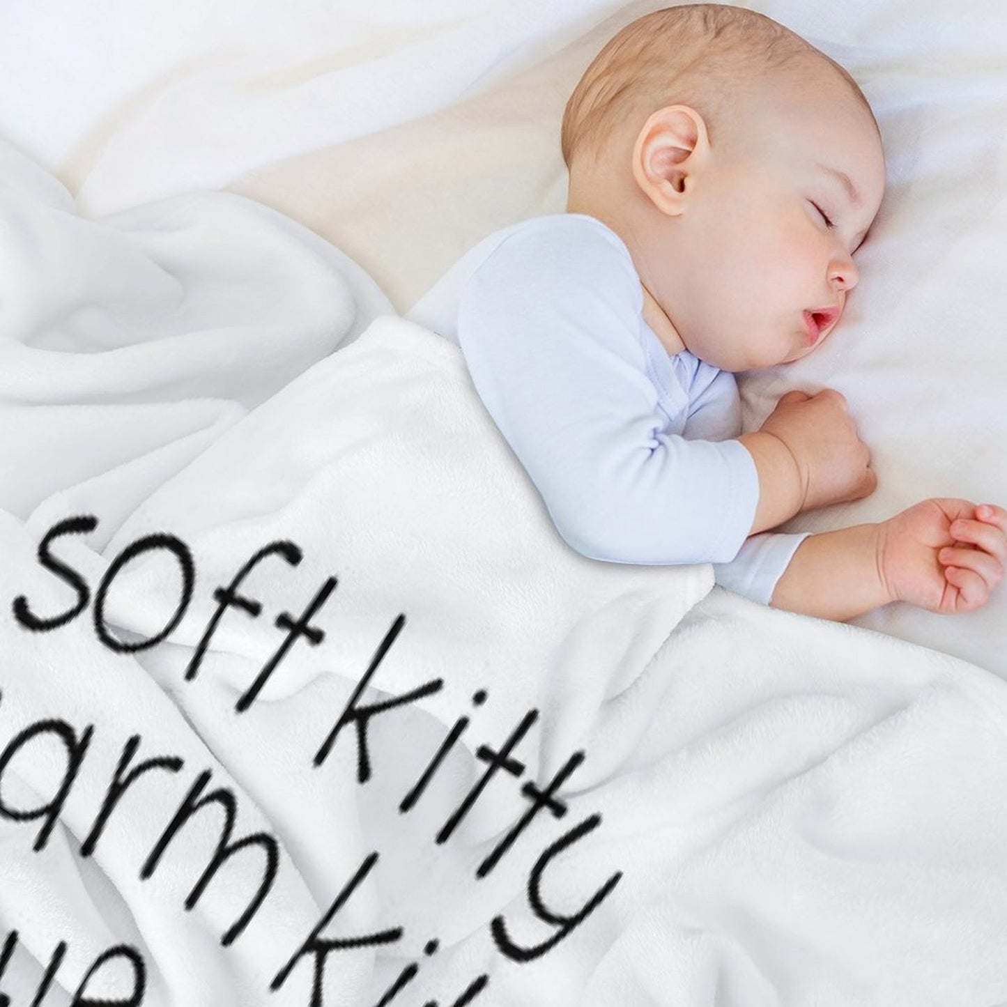 Soft Kitty Warm Kitty Little Ball Of Fur - Happy Kitty Sleepy Kitty Purr Purr Purr Easy Care Throw Blanket