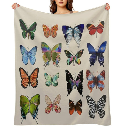 Flutterbies Versatility Throw Blanket