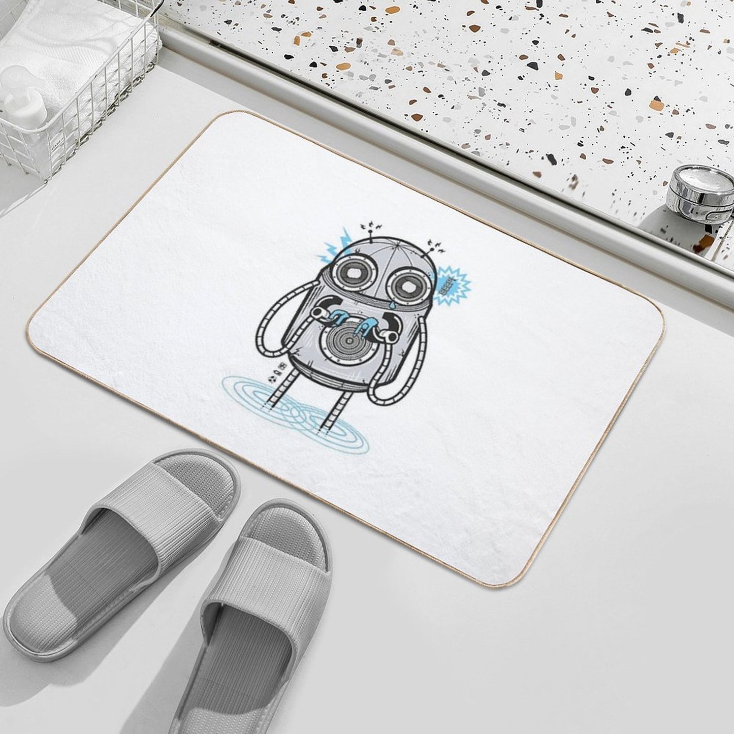 Oh Beep!  Anti-Trip Bath Mat