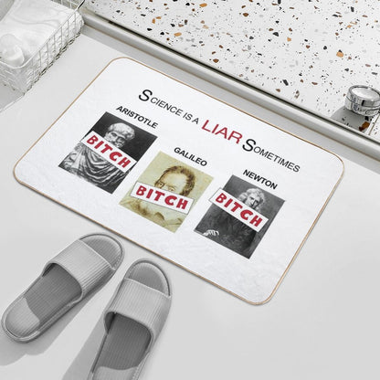 Science Is A Liar Sometimes - It's Always Sunny in Philadelphia  Dirt-Trapping Bath Mat