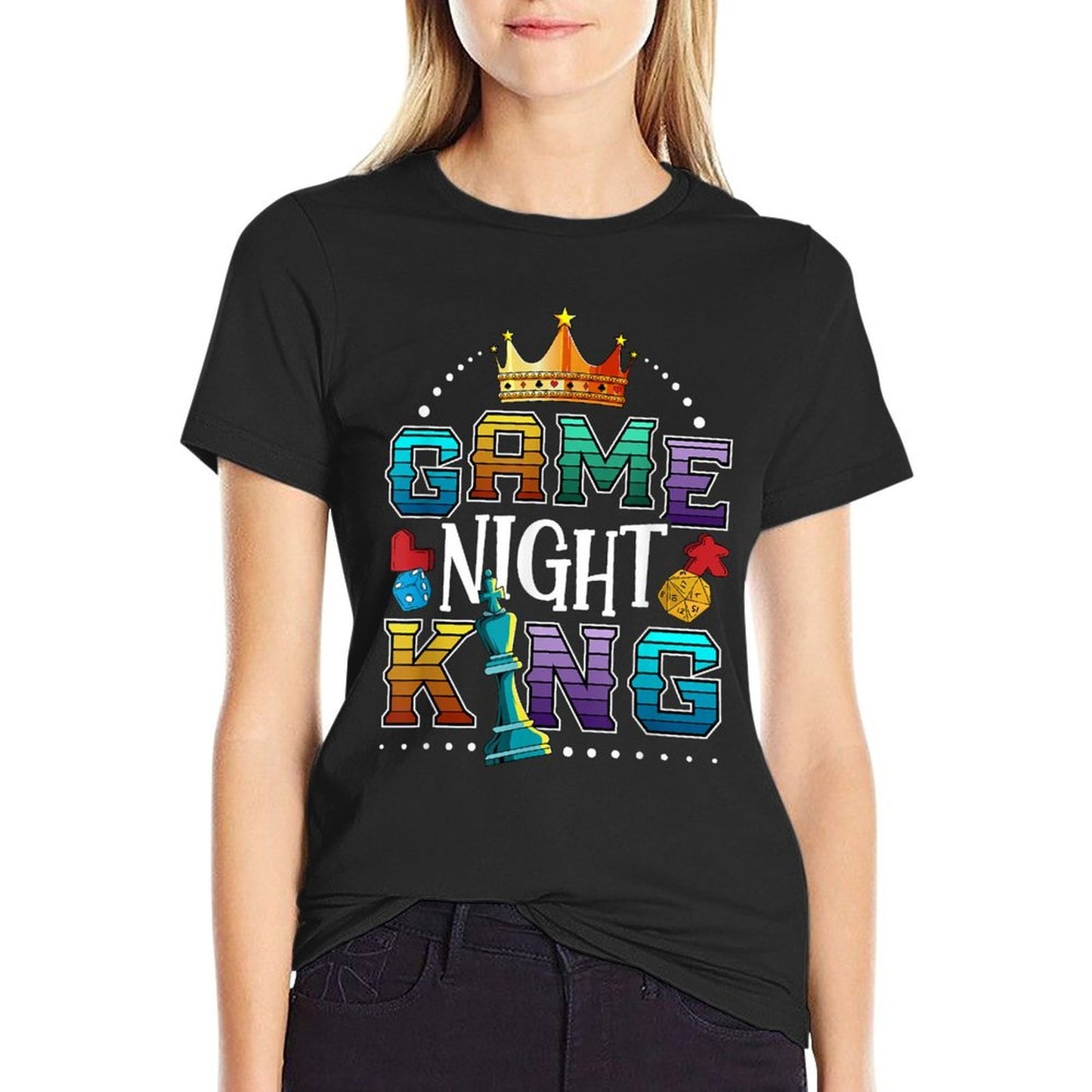 Game Night KING! Couples Matching Game Night  Odor-resistant T-Shirt
