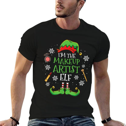 Im The Makeup Artist Elf Christmas  Tagless Design T-Shirt