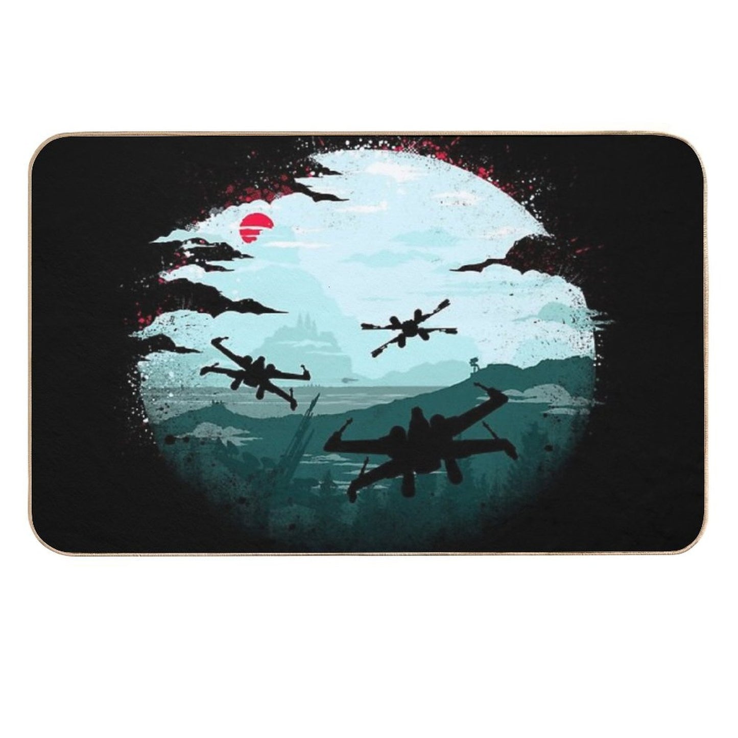 Rebel Fighters At Dawn  Toxin-Free Bath Mat