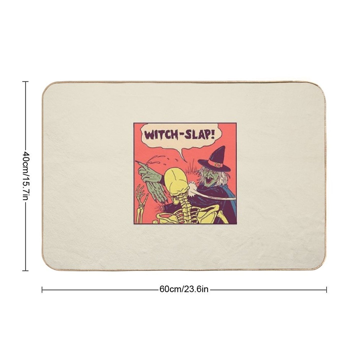Witch-Slap  Dirt-Trapping Bath Mat