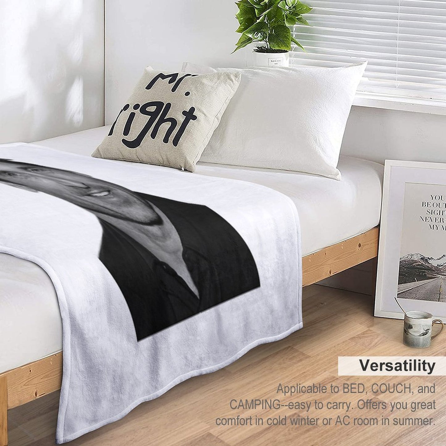 Patrick Dempsey Sustainable Throw Blanket