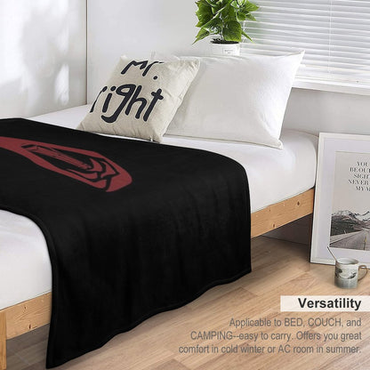 Minimalist Darth Revan Mask in Red – Star Wars KOTOR Inspired Design Comfort Throw Blanket