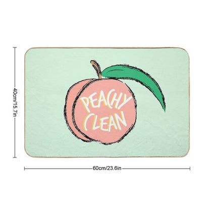 Peachy Clean!  Odorless Bath Mat