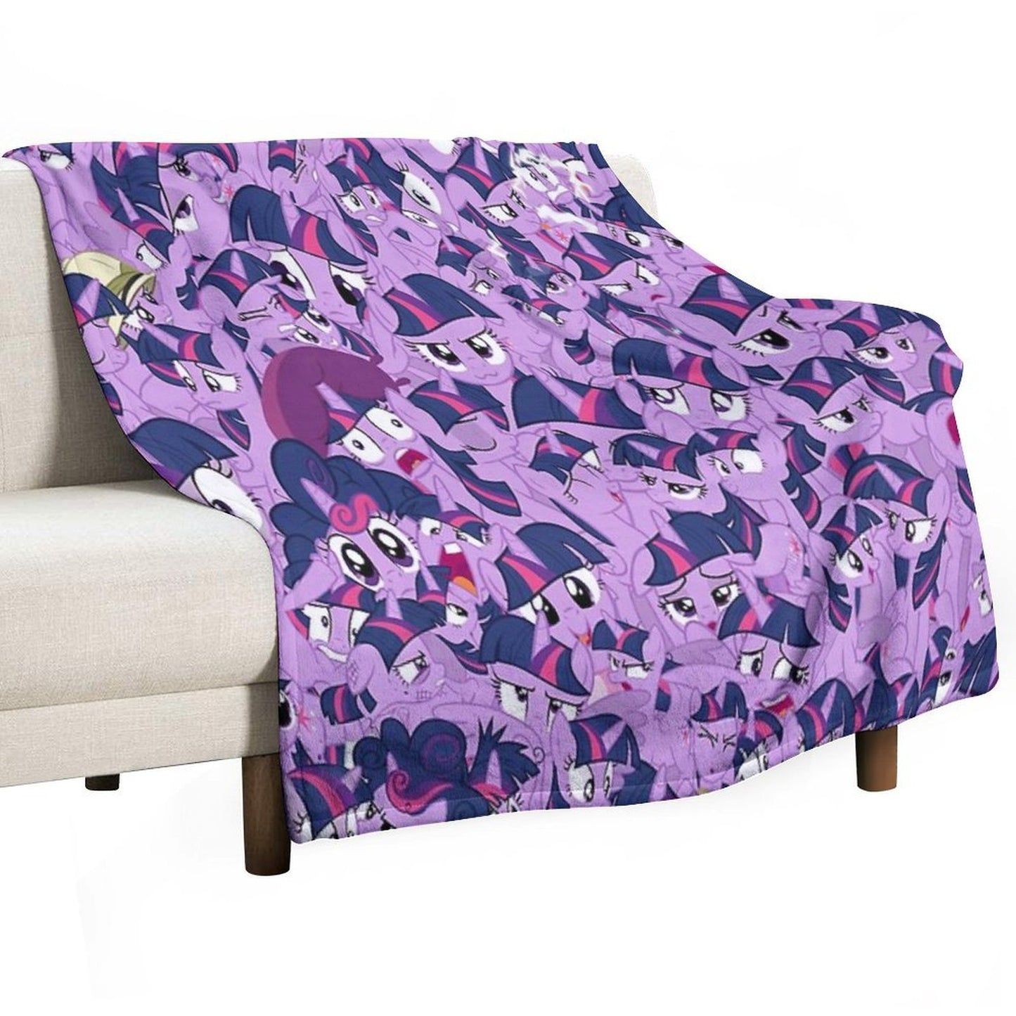 Twilight Sparkle Mess Quick-dry Throw Blanket