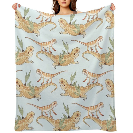 Beardies And Gums Gift-ready Throw Blanket