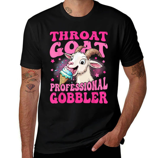 Embarrassing Throat Goat Inappropriate Adult Humor  Summer-ready Fabric T-Shirt