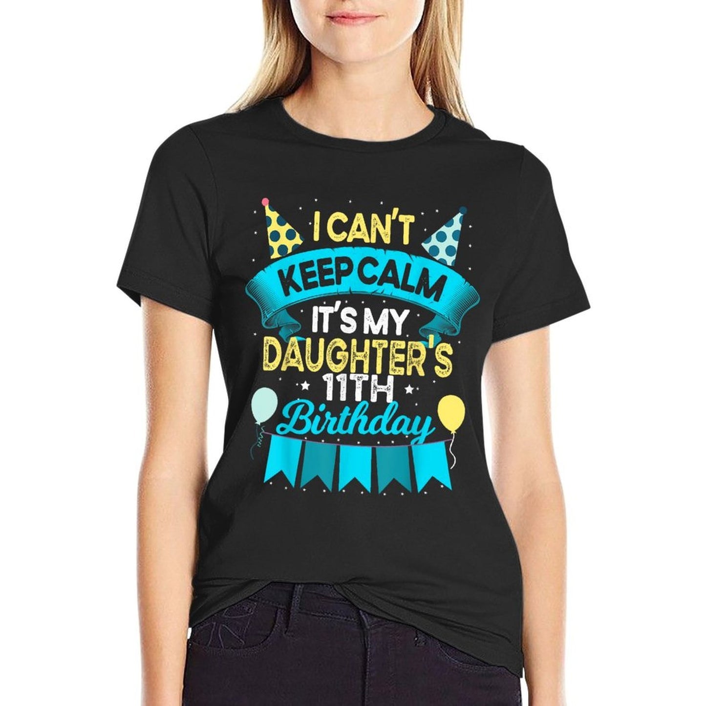 11 Years Old Daughter Gift It's My Daughter 11th Birthday  High-quality Stitching T-Shirt