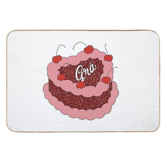 Gra Cake  Repositionable Bath Mat